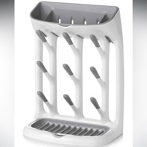 OXO Tot Space Saving Drying Rack, White and Grey